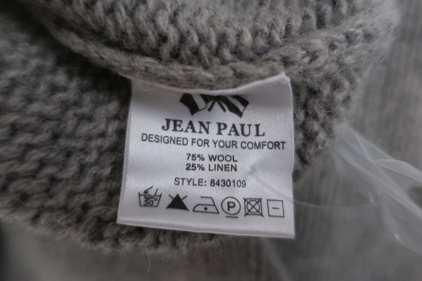 JEAN PAUL vyriškas megztinis su vilna ir linu XXL dydis