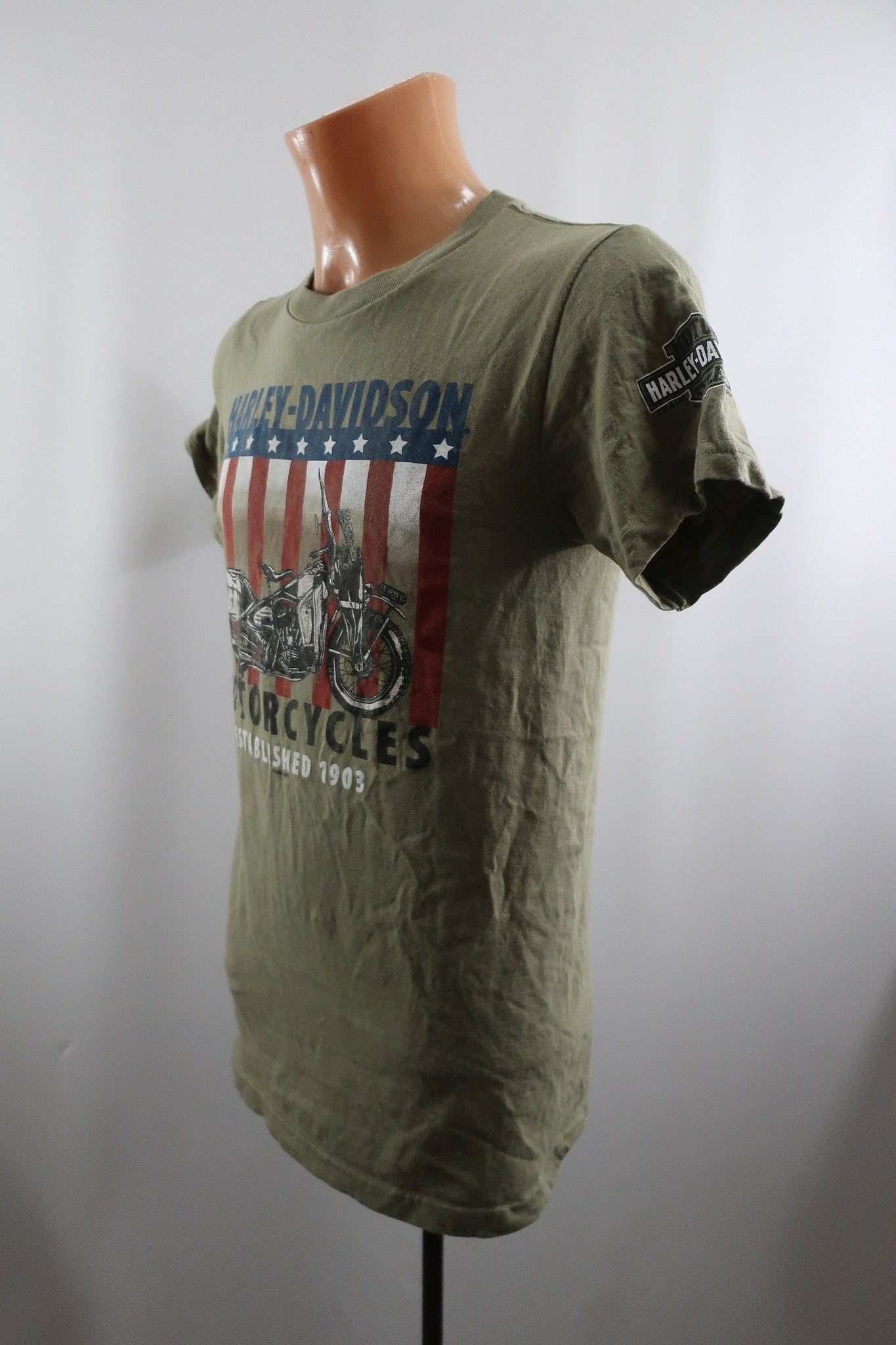HARLEY- DAVIDSON vyriški marškinėliai S dydis