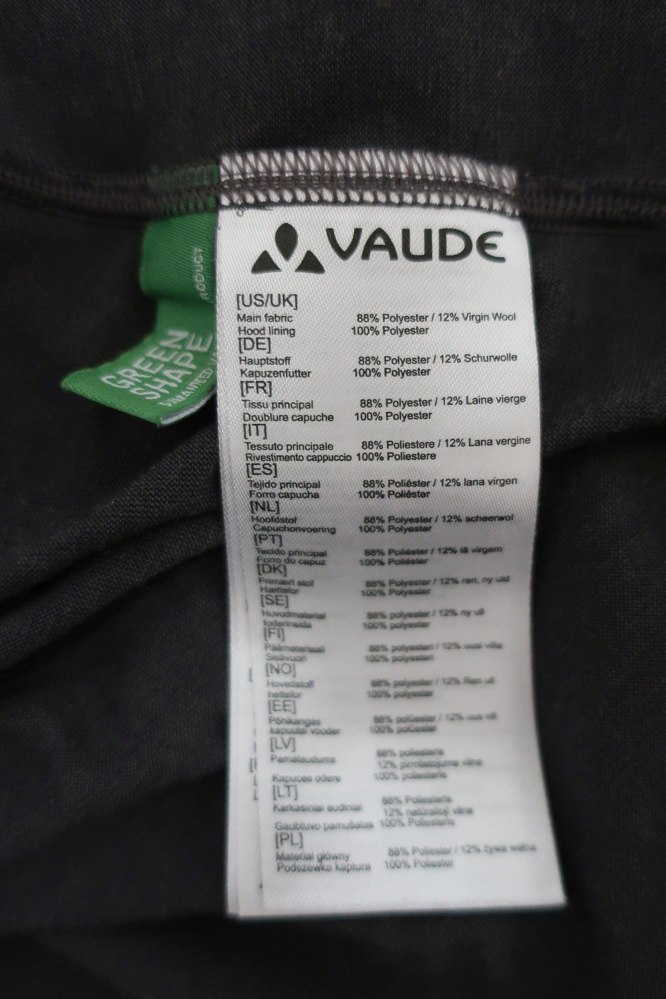 VAUDE moteriški sportiniai marškinėliai /lengvas džemperis su vilna 40 dydis