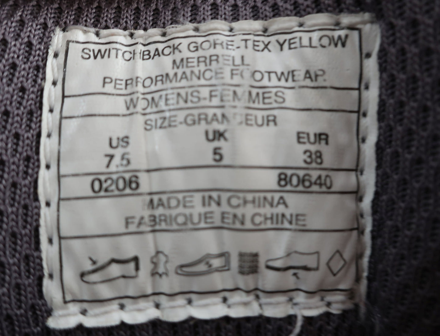 MERRELL odiniai laisvalaikio, žygio batai su Gore-tex 38 dydis