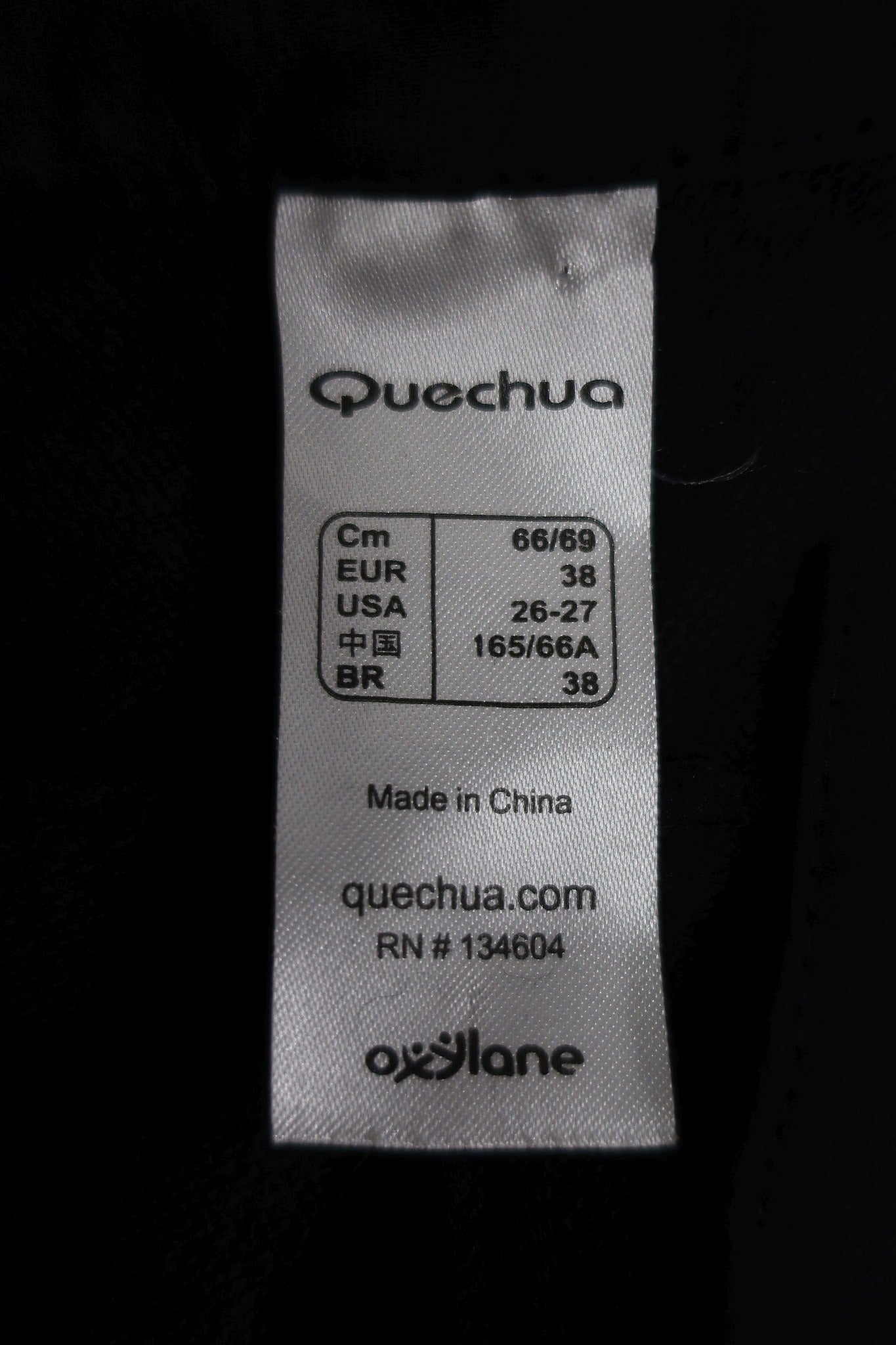 QUECHUA moteriškos laisvalaikio, trekingo kelnės 38 dydis