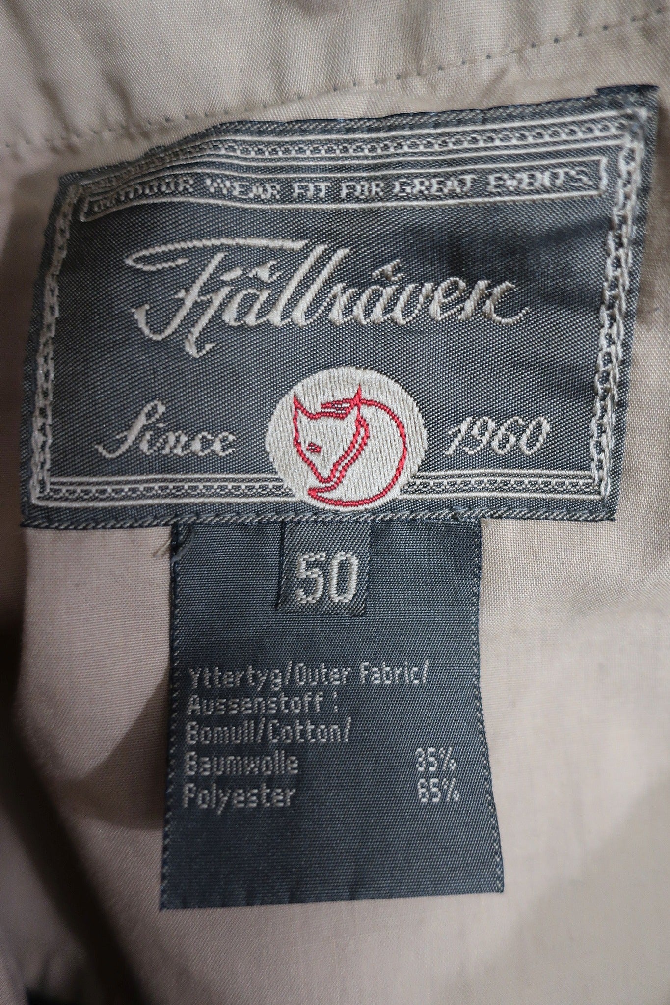 FJALLRAVEN vyriškos laisvalaikio kelnės M/L dydis
