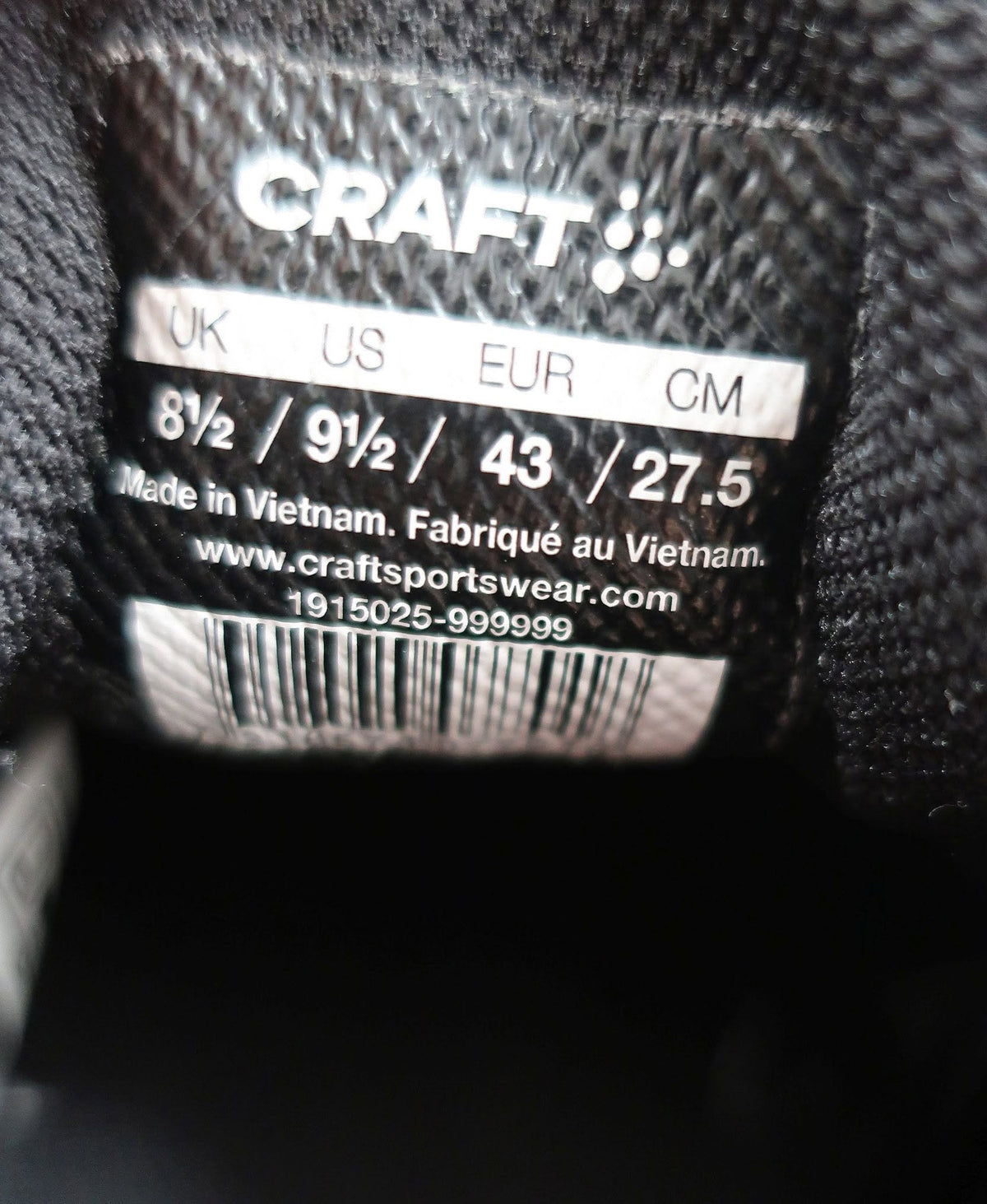 CRAFT vyriški sportiniai batai 43 dydis