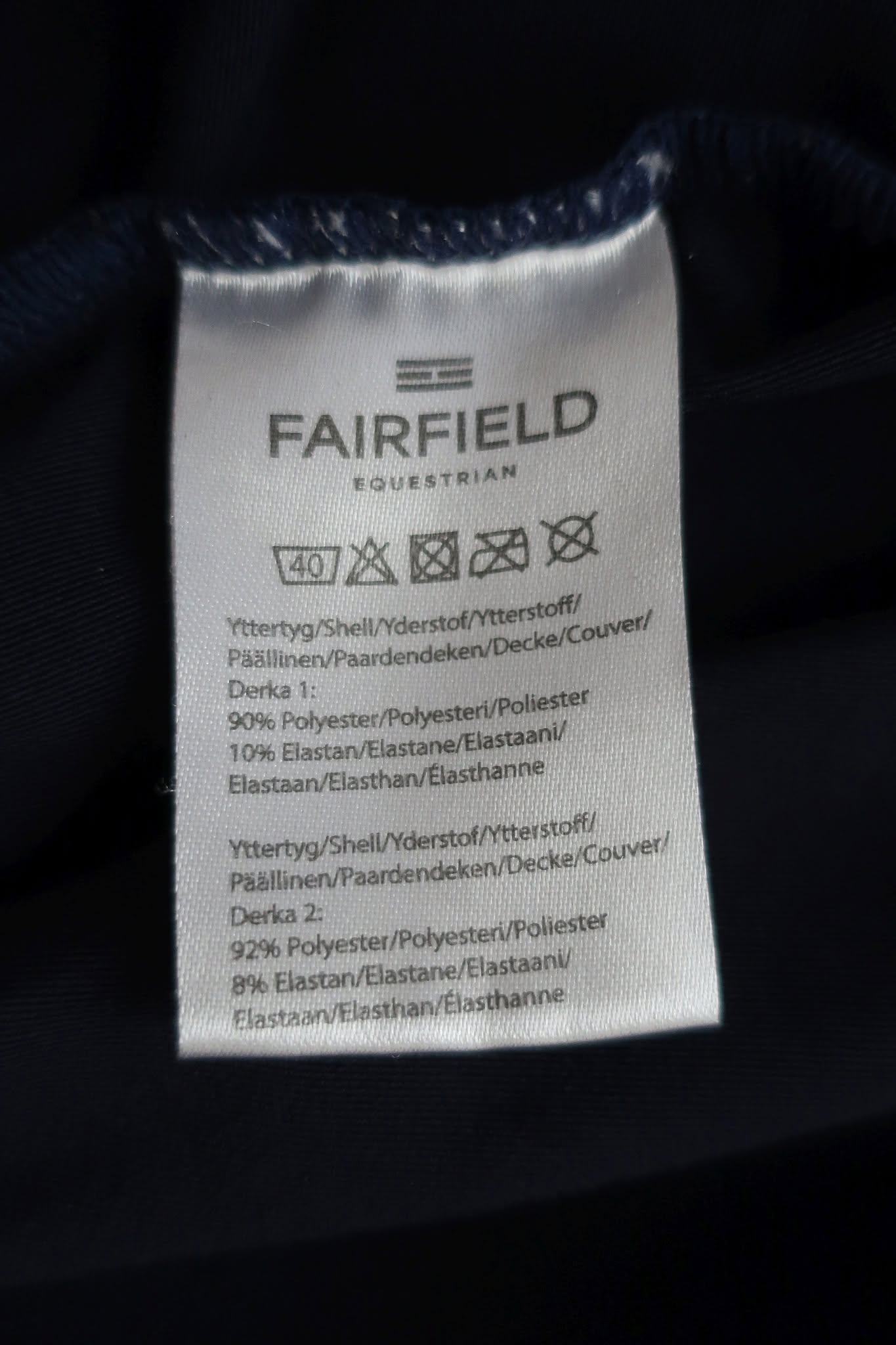 FAIRFIELD EQUESTRIAN moteriški sportiniai kompresiniai marškinėliai L dydis
