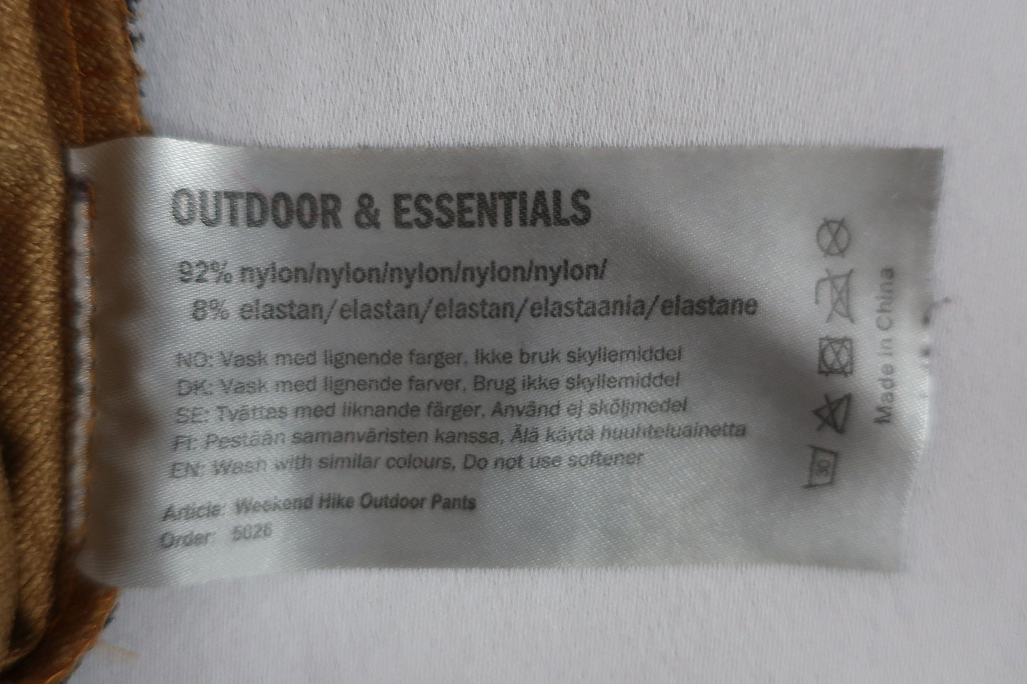 OUDROOR& ESSENTIALS moteriškos laisvalaikio, trekingo kelnės S dydis