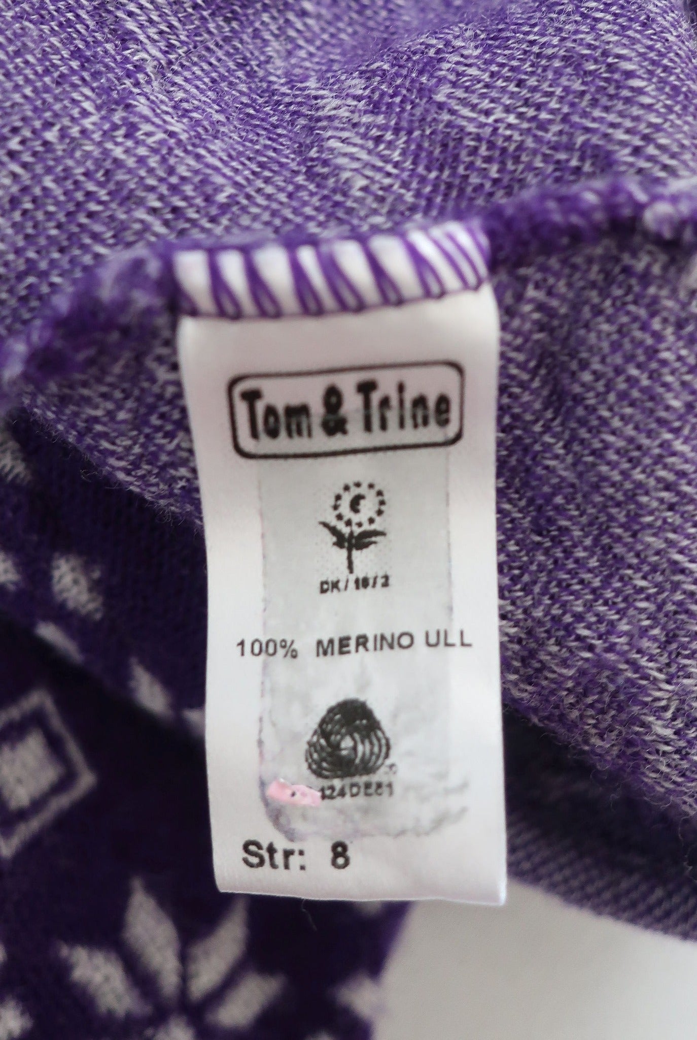 TOM&TRINE vaikiški merino vilnos termo marškinėliai 122/128 ūgiui