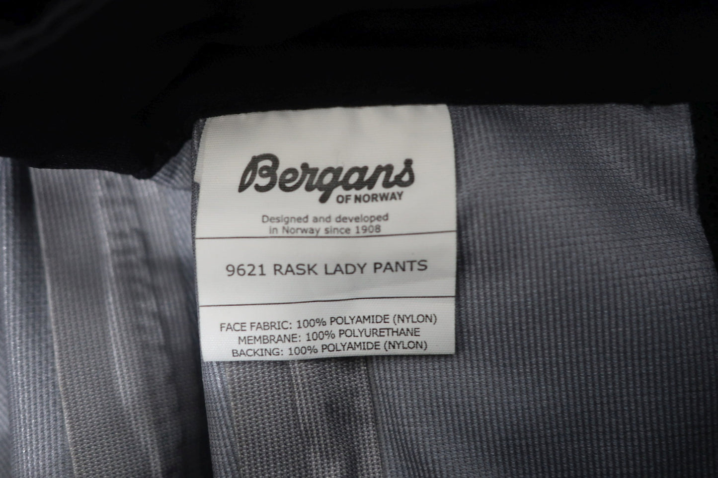 BERGANS moteriškos membraninės laisvalaikio kelnės XS/S dydis