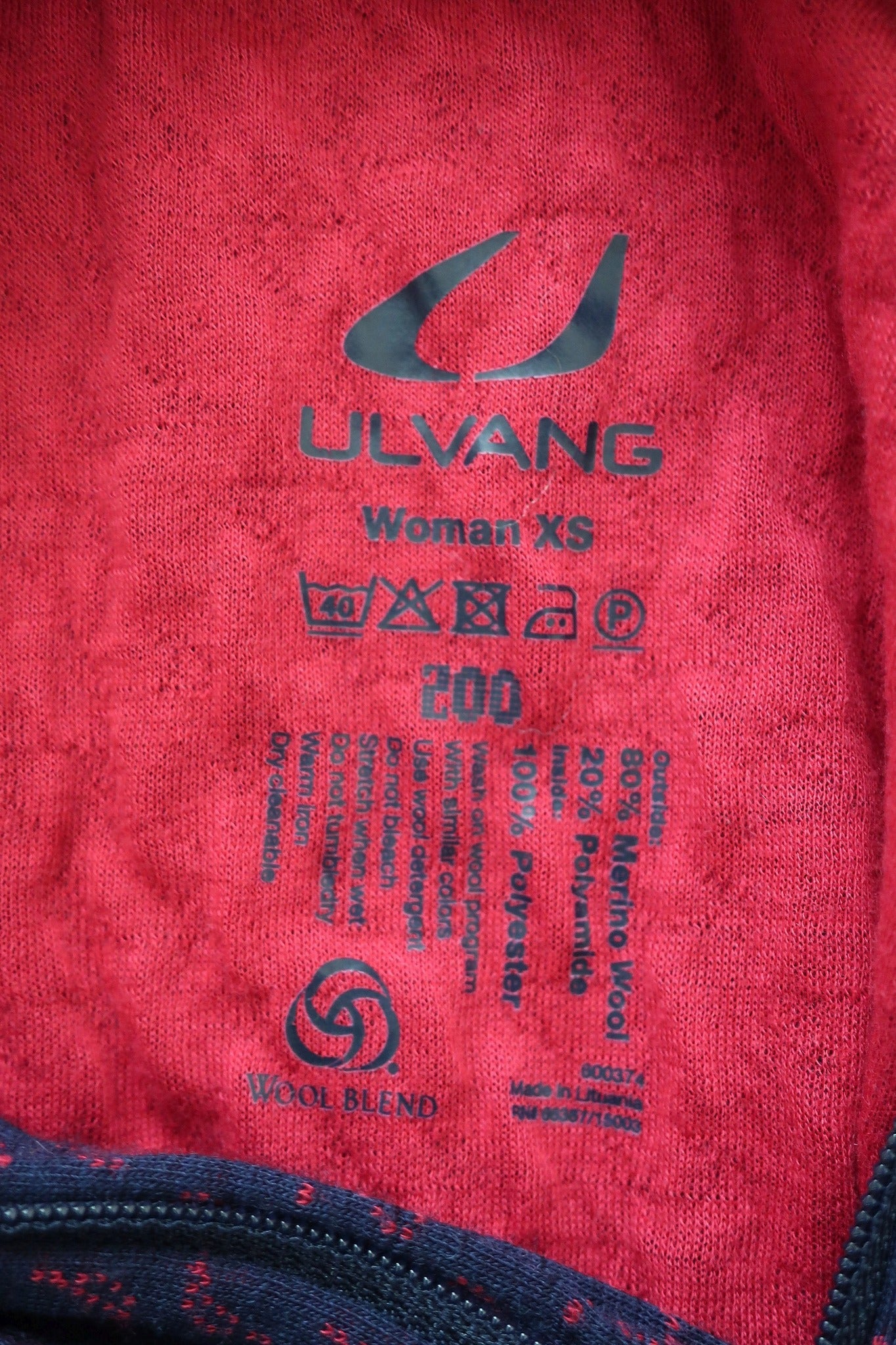 ULVANG moteriški termo marškinėliai su merino vilna XS dydis