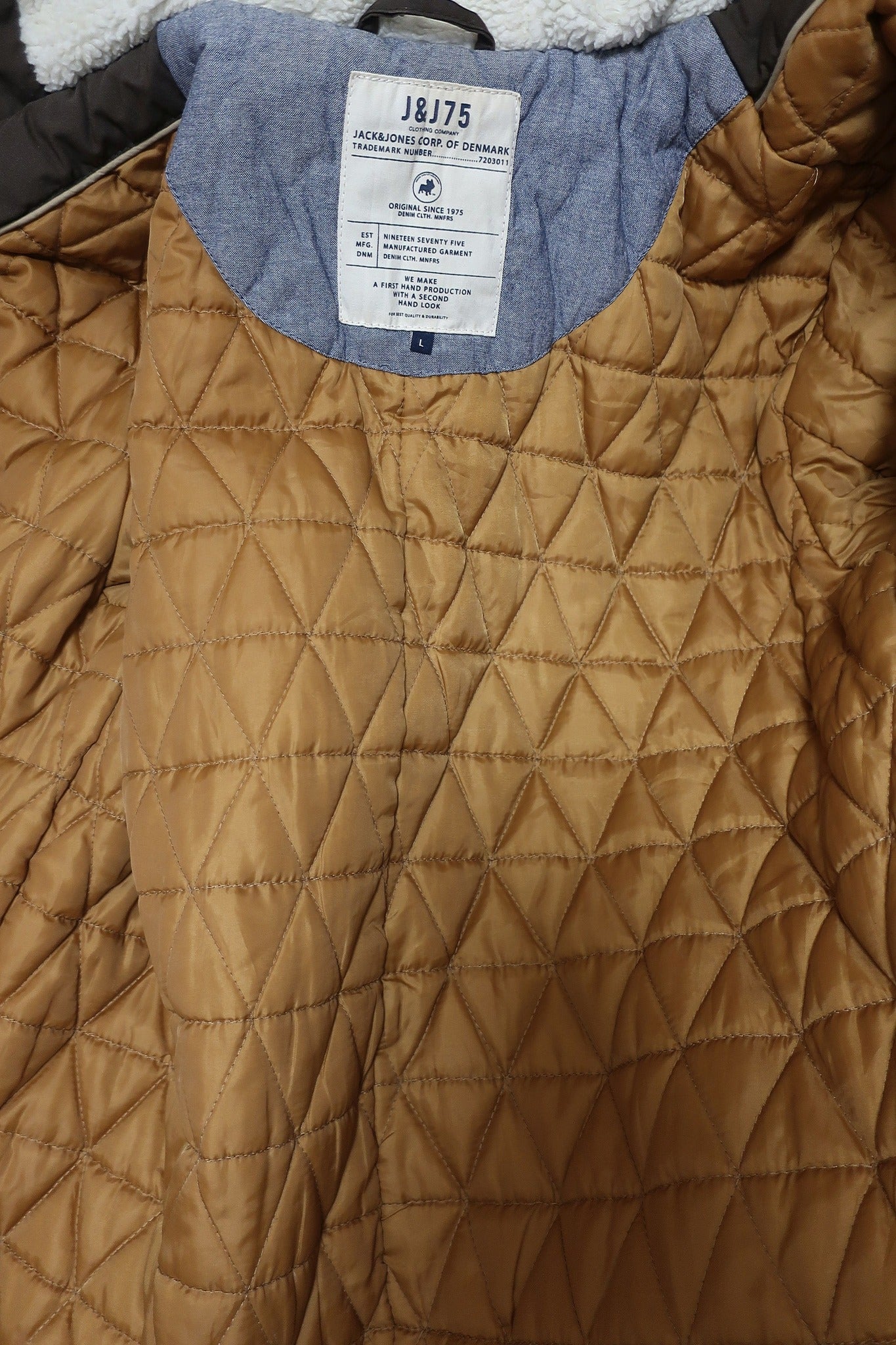 JACK&JONES vyriška šilta ilga striukė/parka M/L dydis