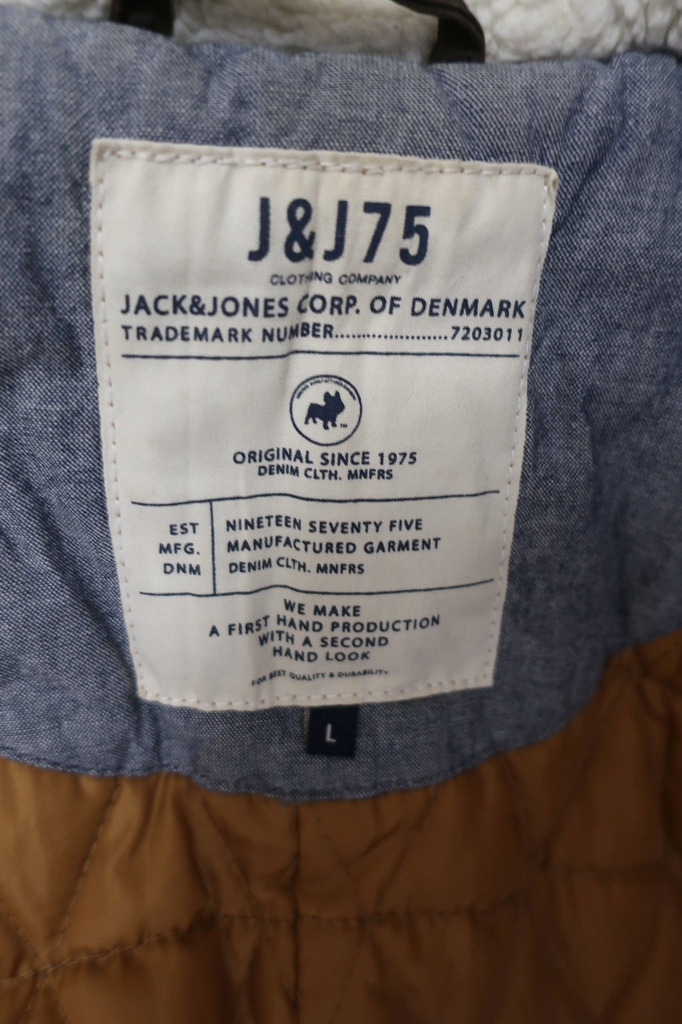JACK&JONES vyriška šilta ilga striukė/parka M/L dydis