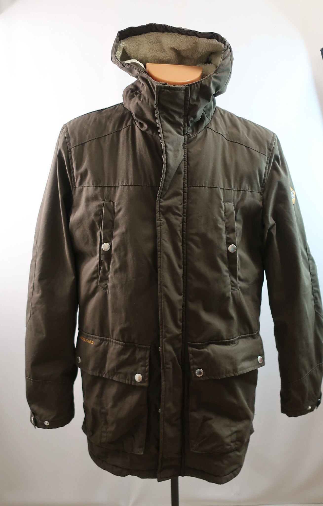 JACK&JONES vyriška šilta ilga striukė/parka M/L dydis