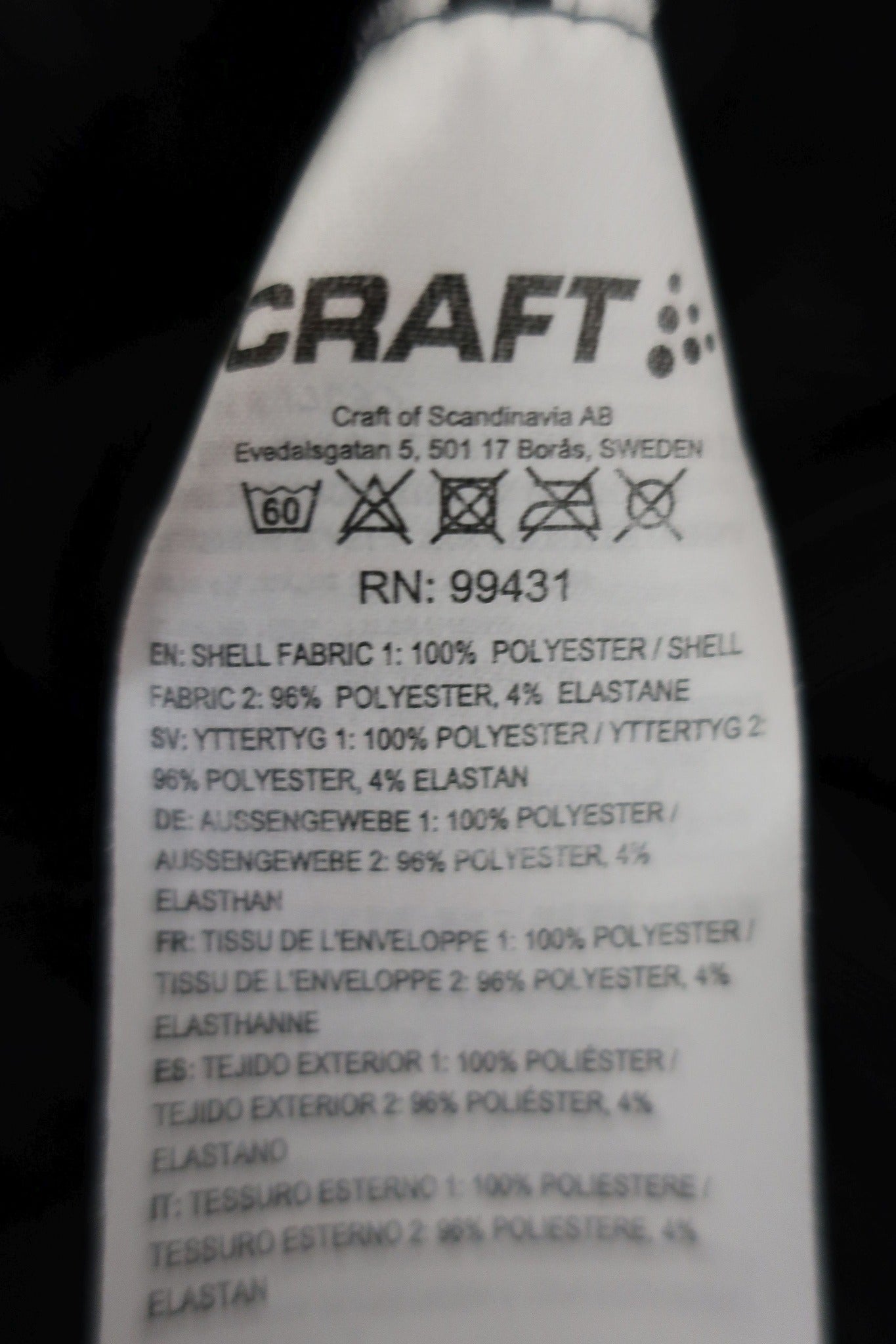 CRAFT vyriški termo marškinėliai XL dydis