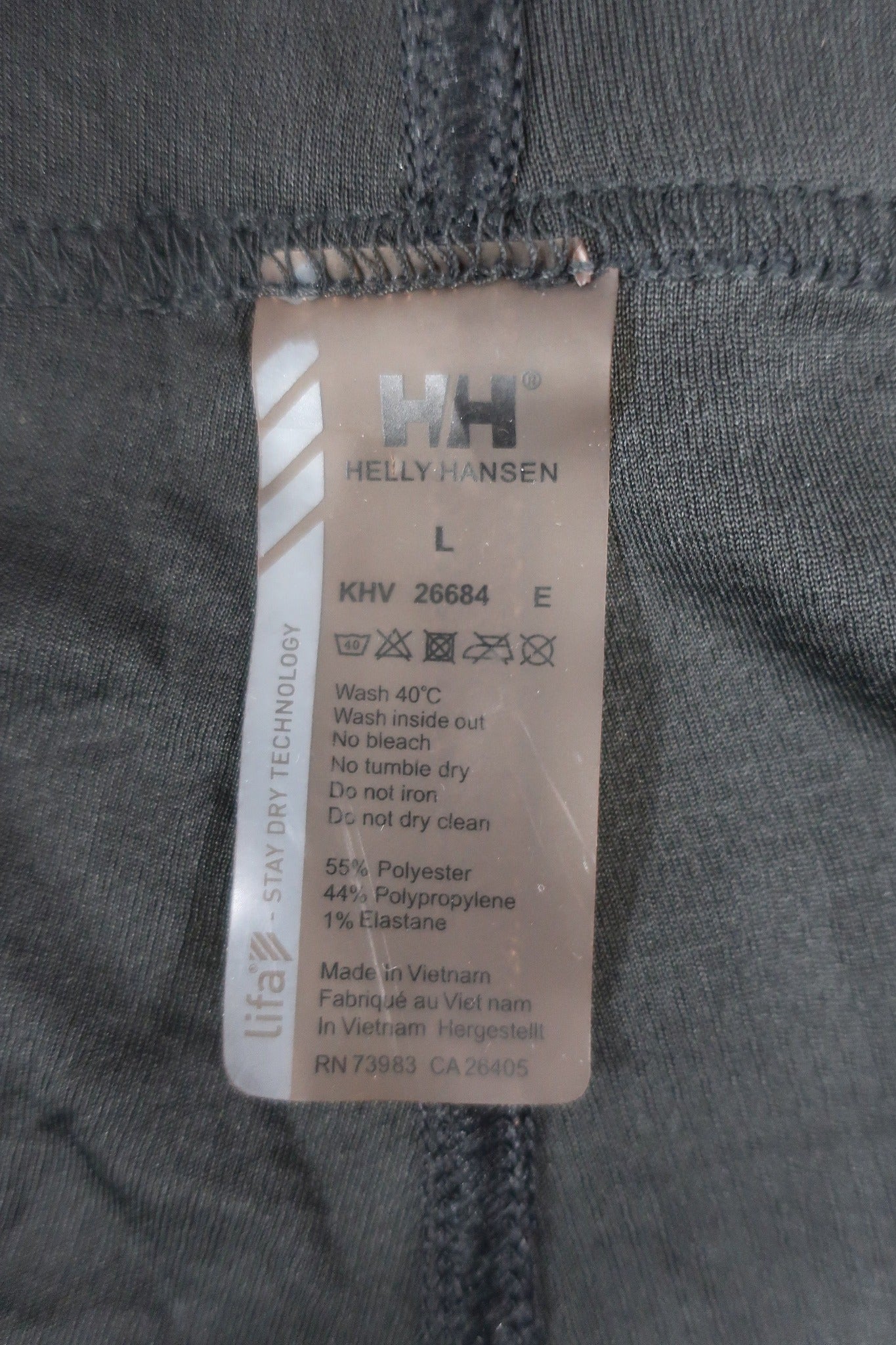 HELLY HANSEN vyriškos termo kelnės L dydis