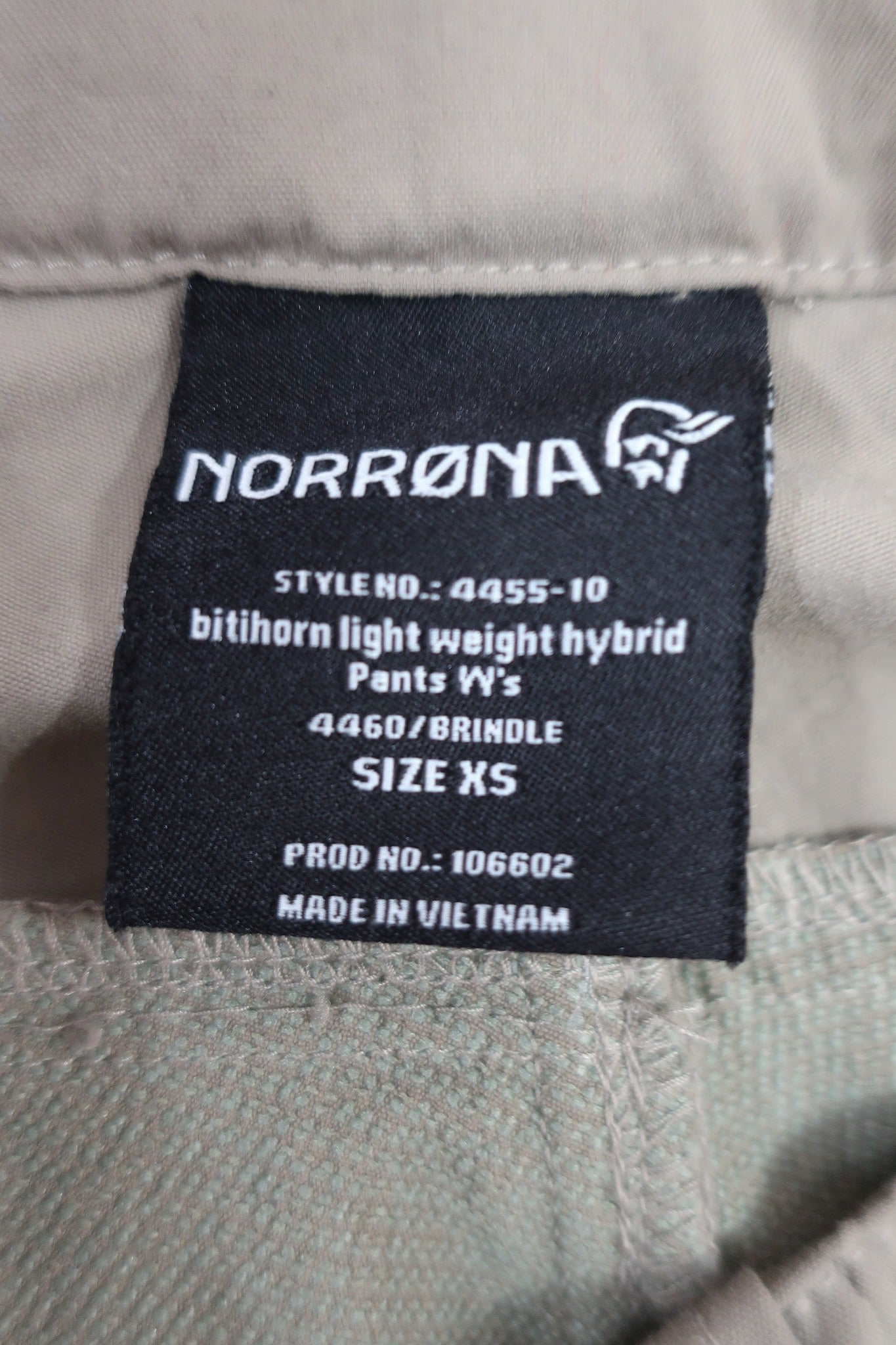 NORRONA moteriškos laisvalaikio, trekingo kelnės XS/S dydis