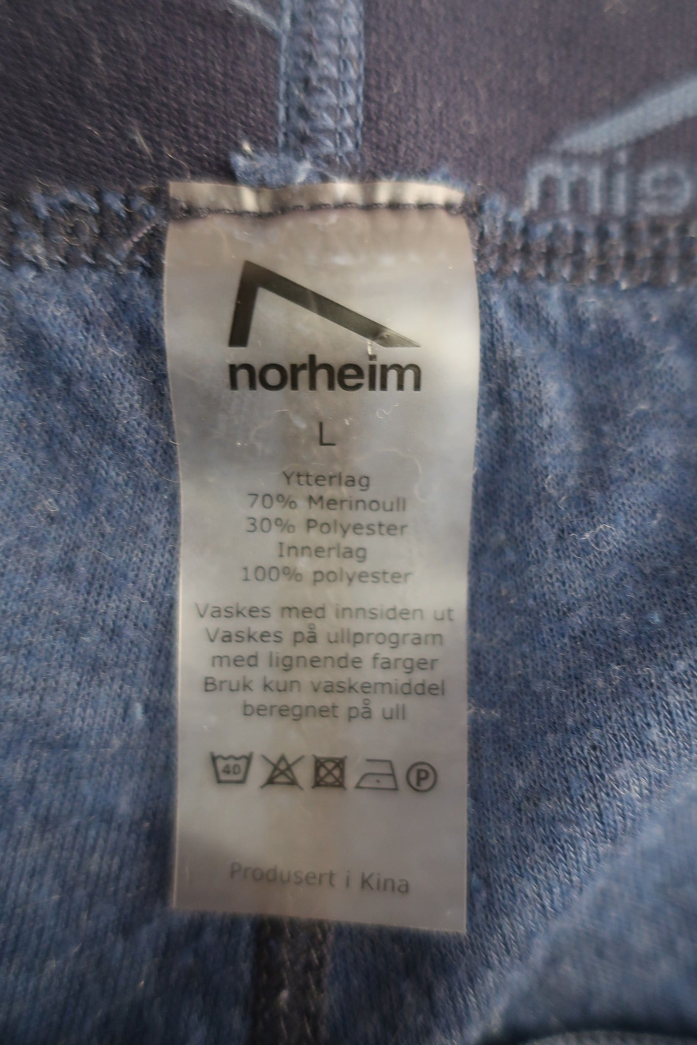 NORHEIM vyriškos termo kelnės su merino vilna L dydis