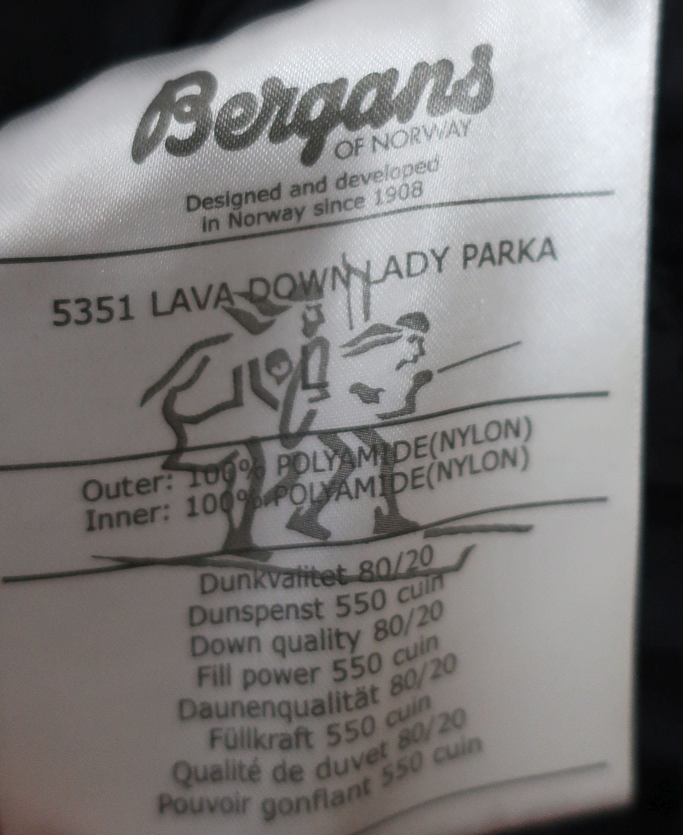 BERGANS moteriška pūkinė parka/ilga striukė/puspaltis L dydis