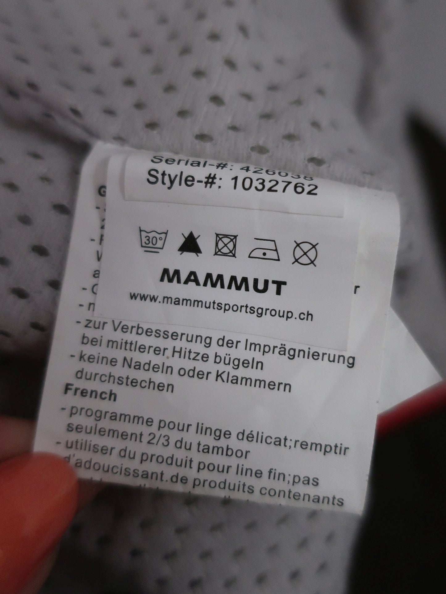 MAMMUT moteriškos membraninės laisvalaikio kelnės 38 dydis