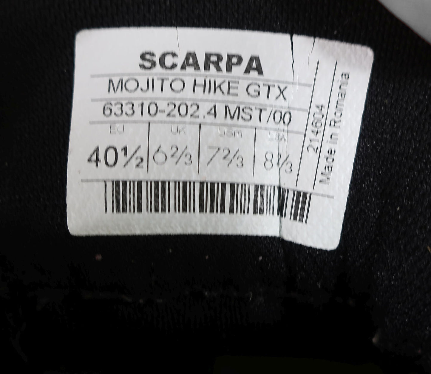 SCARPA laisvalaikio, žygio batai su Gore-Tex membrana 39,5 dydis