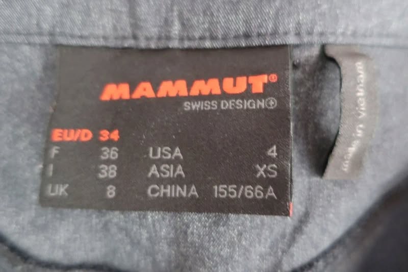 MAMMUT moteriškos laisvalaikio, trekingo kelnės/tamprės XS/S dydis