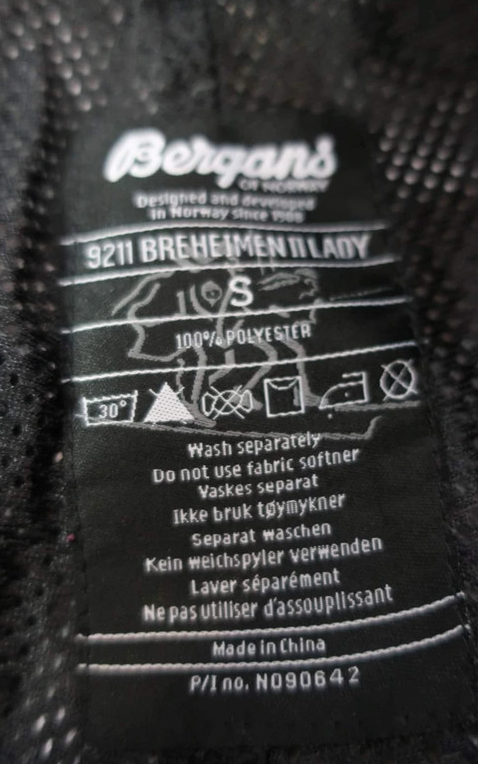 Bergans moteriškos membraninės laisvalaikio kelnės S/M dydis