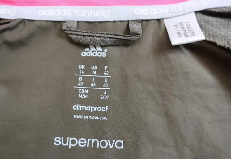 Adidas Supernova lengva moteriška bėgimo striukė/švarkelis 38/40 dydis