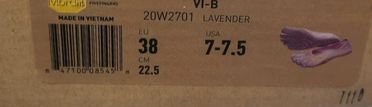 Vibram Five Finger moteriški batai 38 dydis