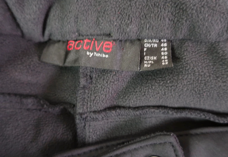Tcm Active moteriškos softšelinės laisvalaikio kelnės 44/46 dydis