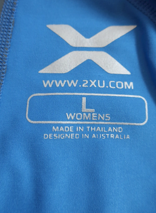 2XU moteriško kompresiniai sportiniai marškinėliai M/L dydis