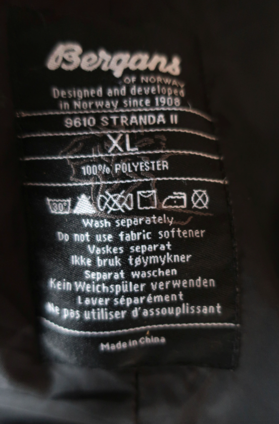 BERGANS vyriškos membraninės laisvalaikio kelnės XL/XXL dydis