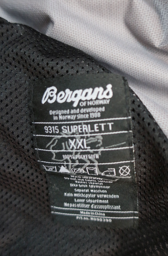 BERGANS vyriškos membraninės, lengvos laisvalaikio kelnės XXL dydis