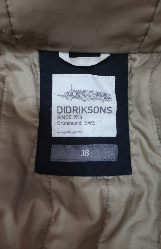 DIDRIKSONS moteriškas puspaltis/parka 38 dydis