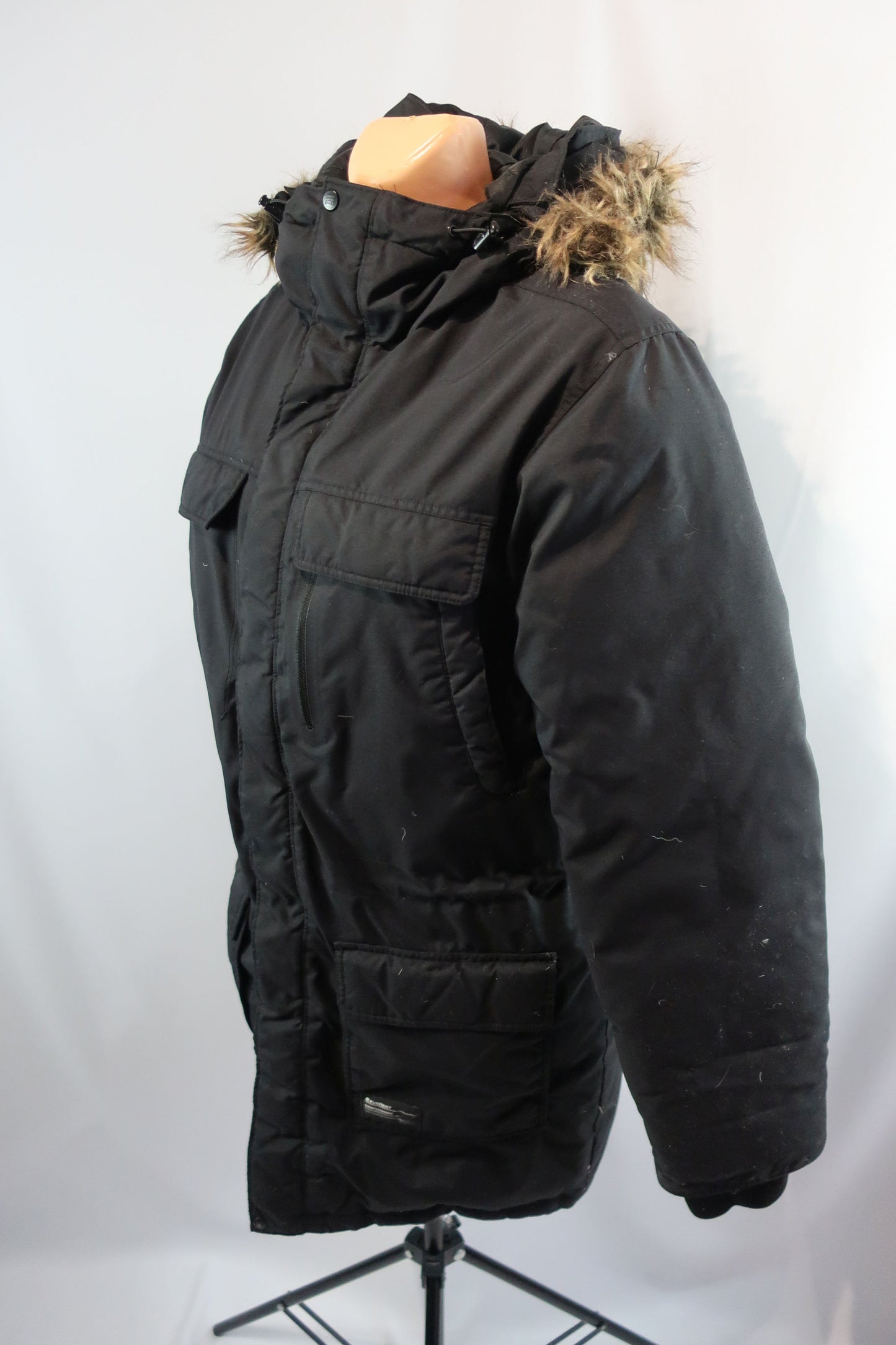 EVEREST moteriškas pūkinis puspaltis/parka 36/38 dydis