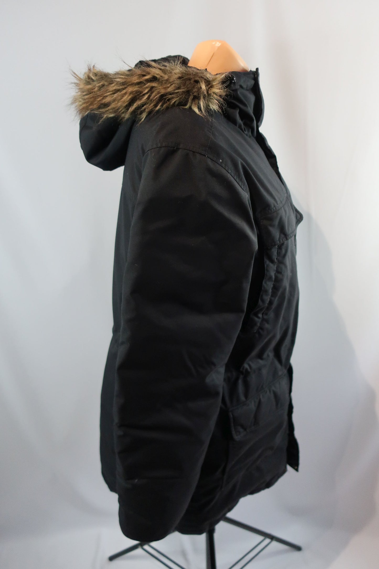 EVEREST moteriškas pūkinis puspaltis/parka 36/38 dydis