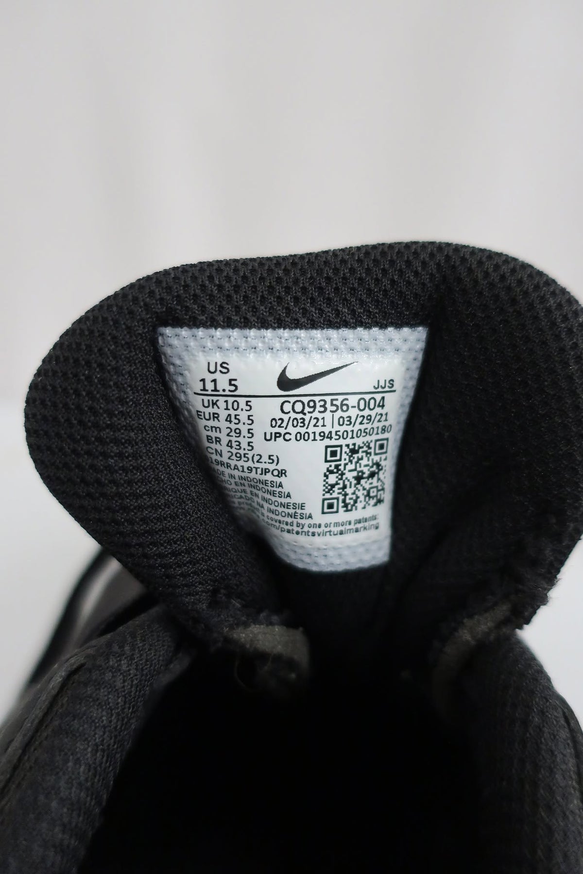 NIKE vyriški sportiniai batai 45,5 dydis