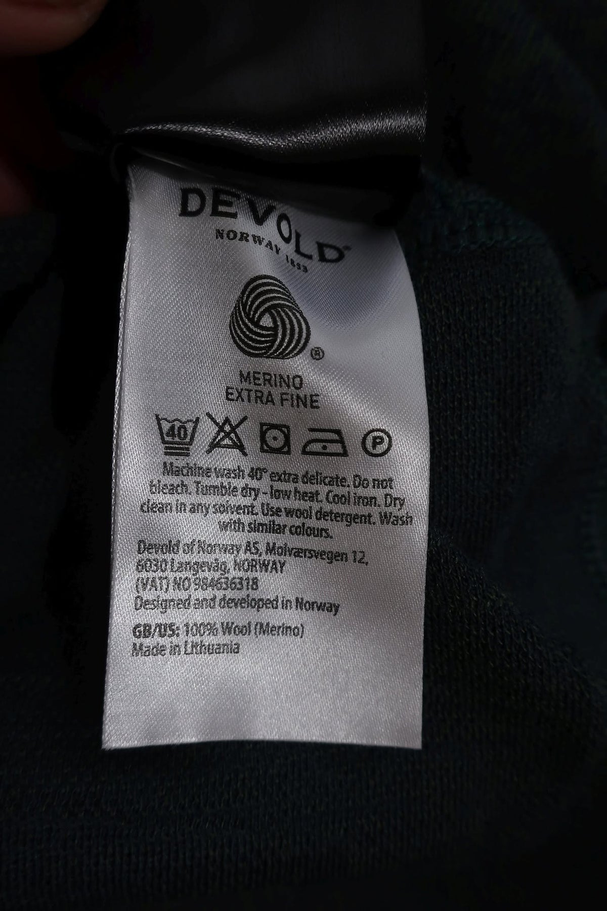 DEVOLD nauji vyriški marškinėliai su merino vilna S dydis