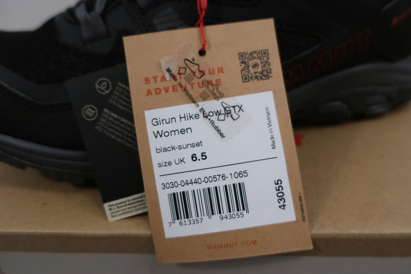 MAMMUT nauji laisvalaikio batai su Gore-tex 39 dydis