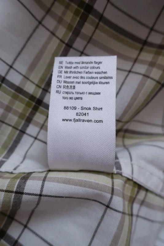 FJALLRAVEN vyriški marškiniai S dydis