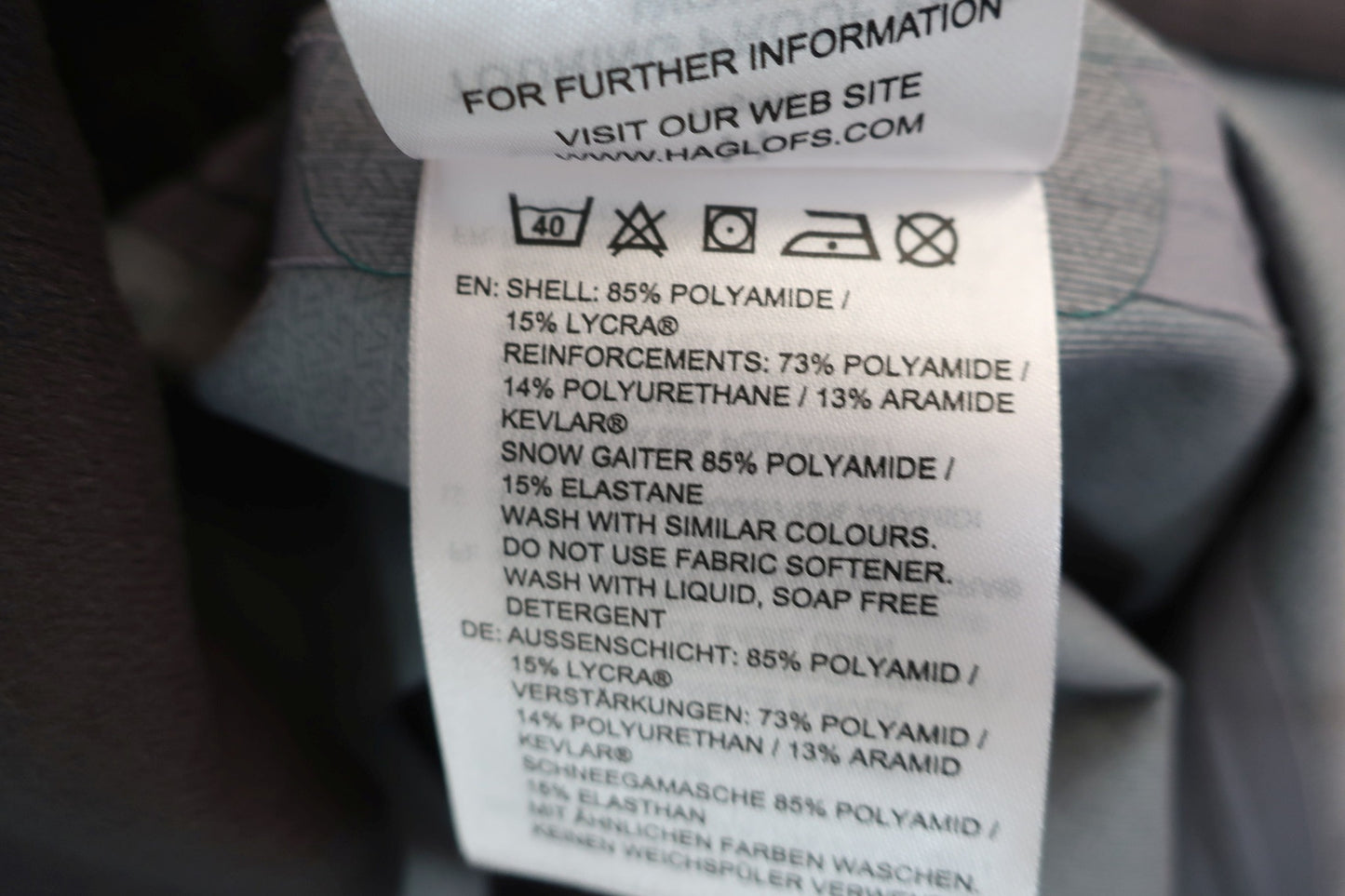 HAGLOFS moteriškos laisvalaikio, softšelinės, mebraninės kelnės L dydis