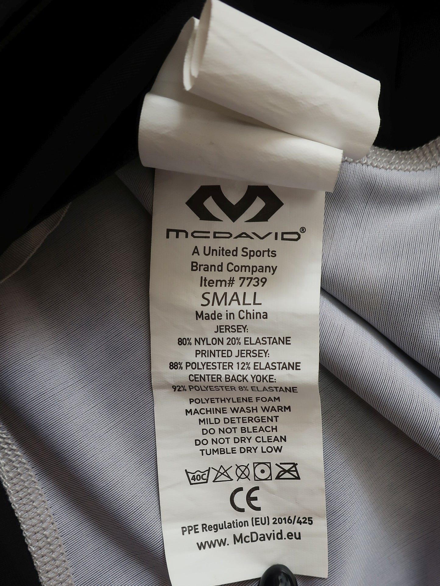 MCDAVID kompresiniai apsauginiai sportiniai marškinėliai S dydis