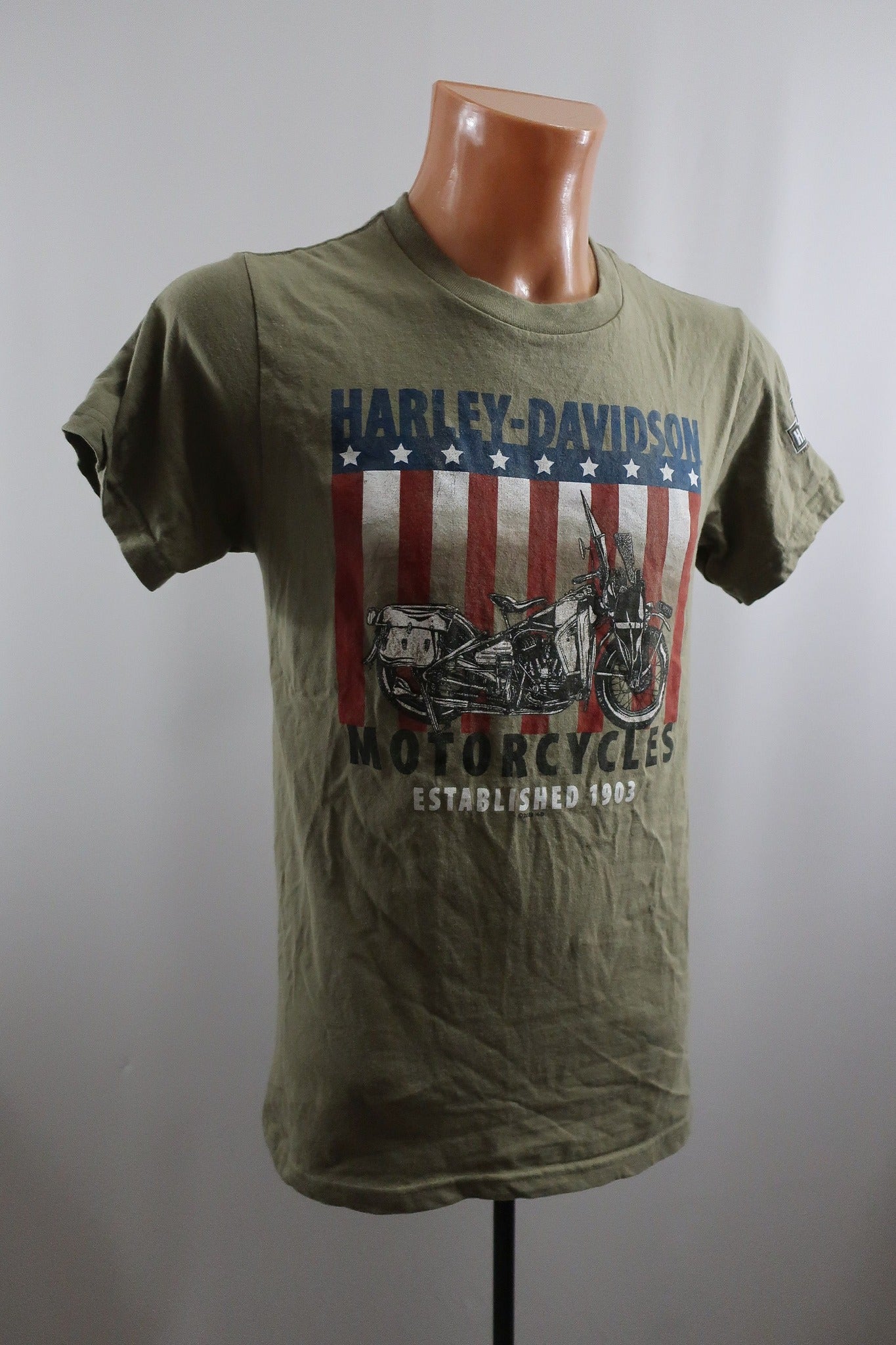 HARLEY- DAVIDSON vyriški marškinėliai S dydis