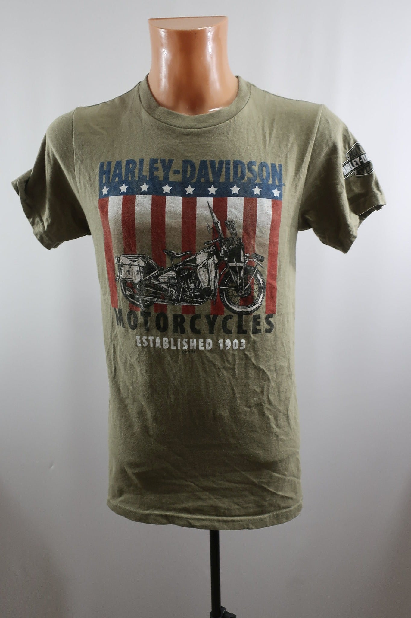 HARLEY- DAVIDSON vyriški marškinėliai S dydis