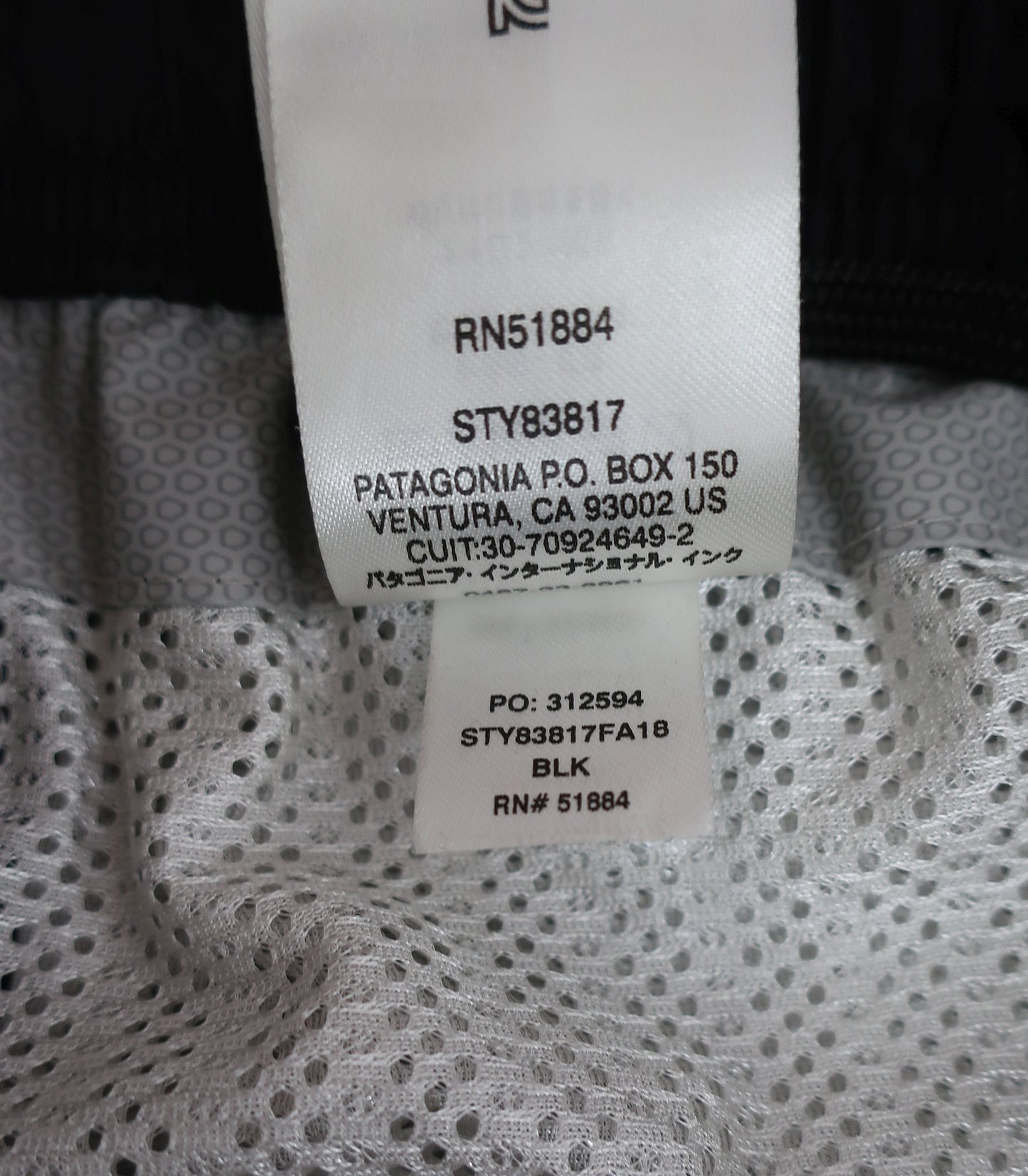 PATAGONIA neperšlampančios laminuotos laisvalaikio kelnės XS/S dydis