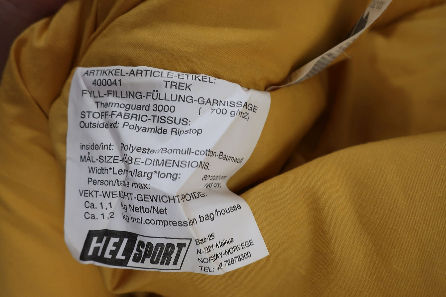 HELSPORT miegmaišis