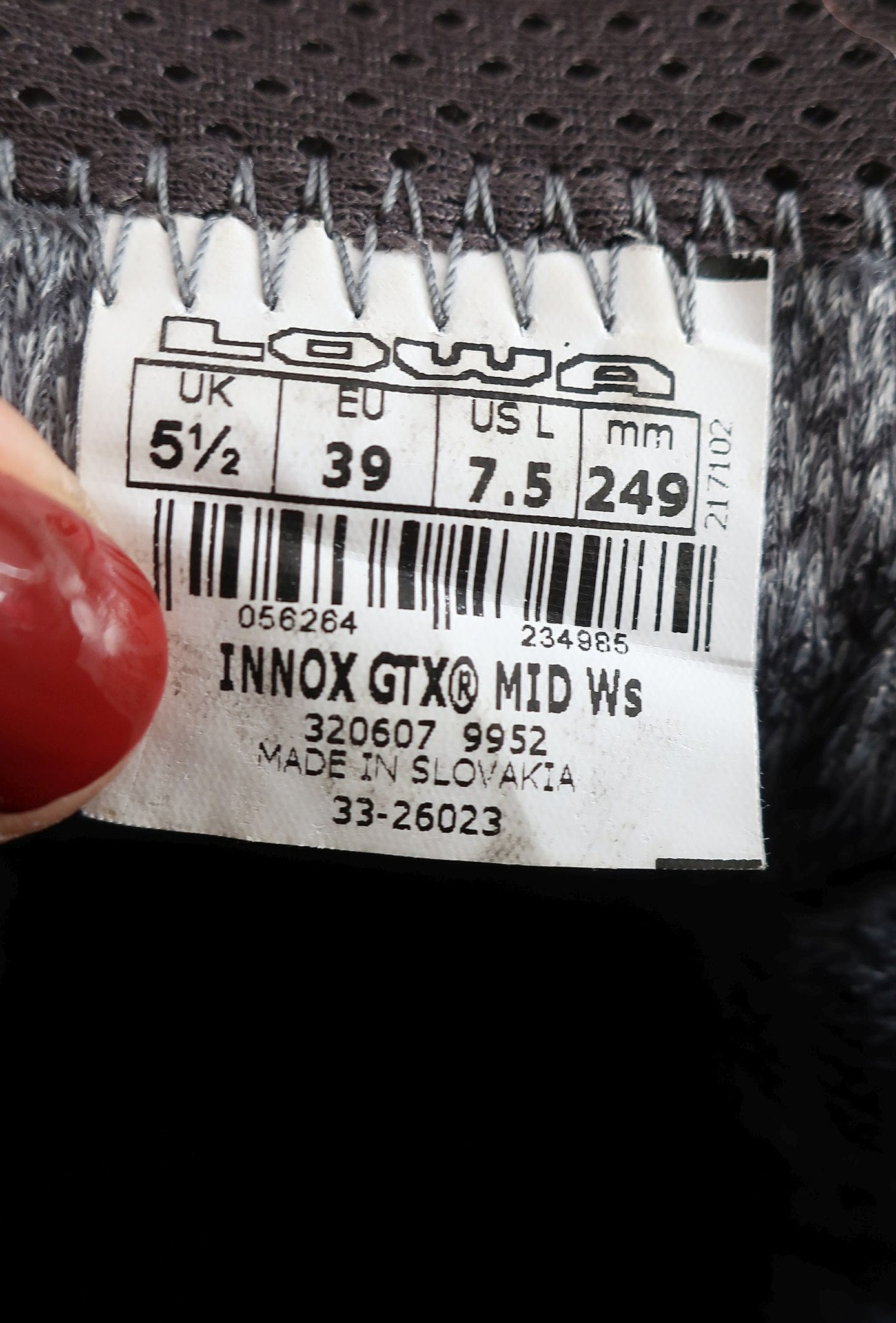 LOWA laisvalaikio, žygio batai su Gore-Tex 39 dydis