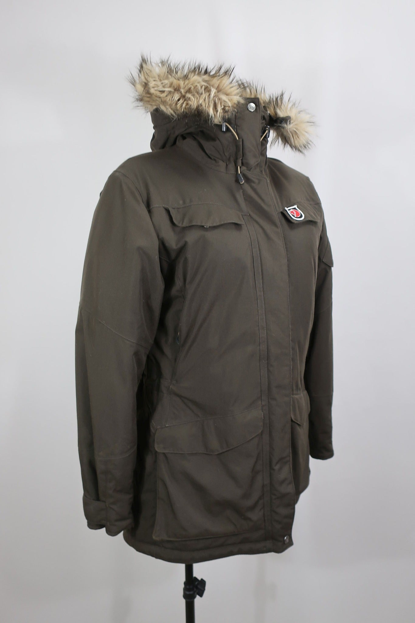 FJALLRAVEN šiltas puspaltis/parka S/M dydis