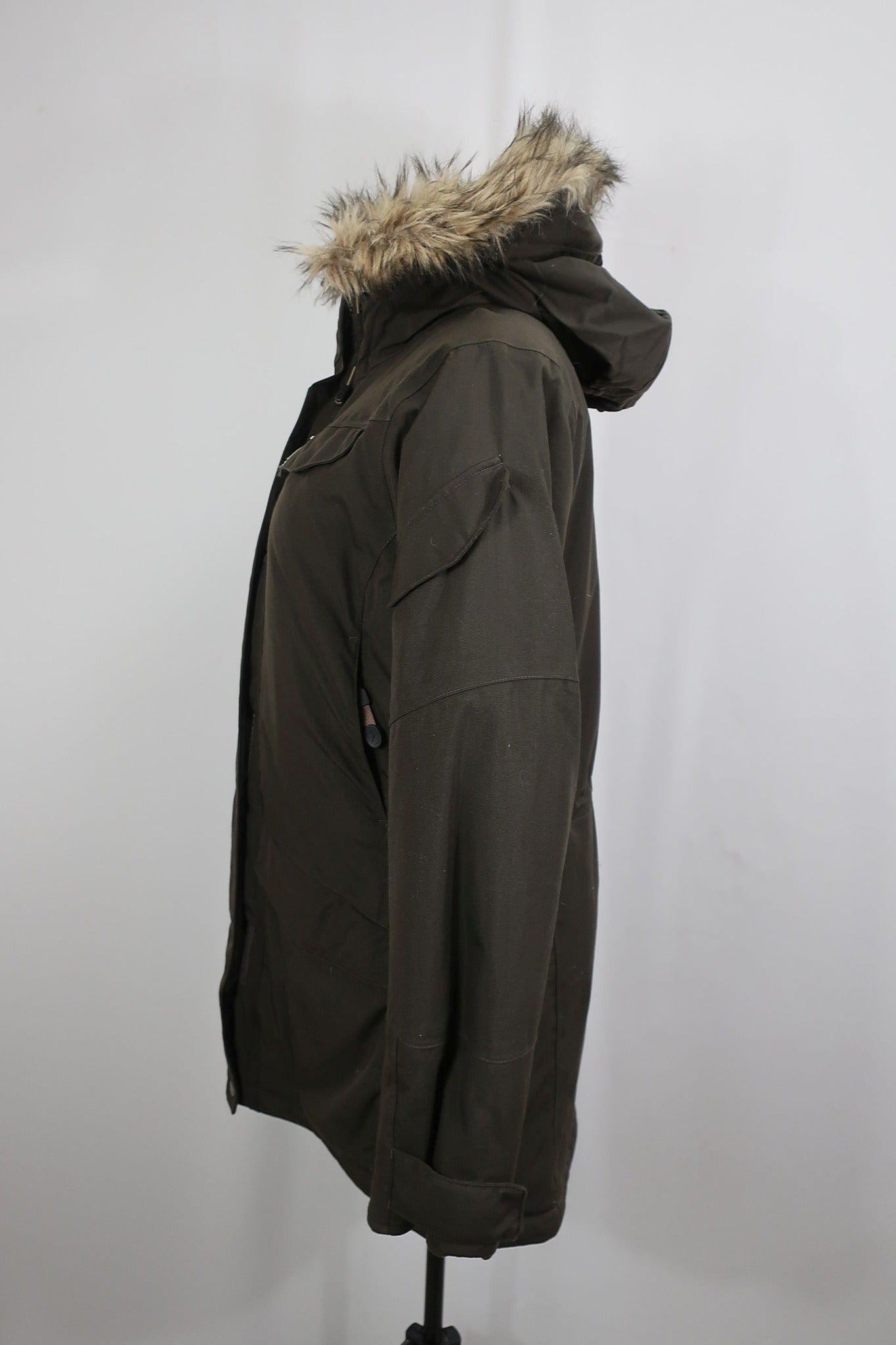 FJALLRAVEN šiltas puspaltis/parka S/M dydis