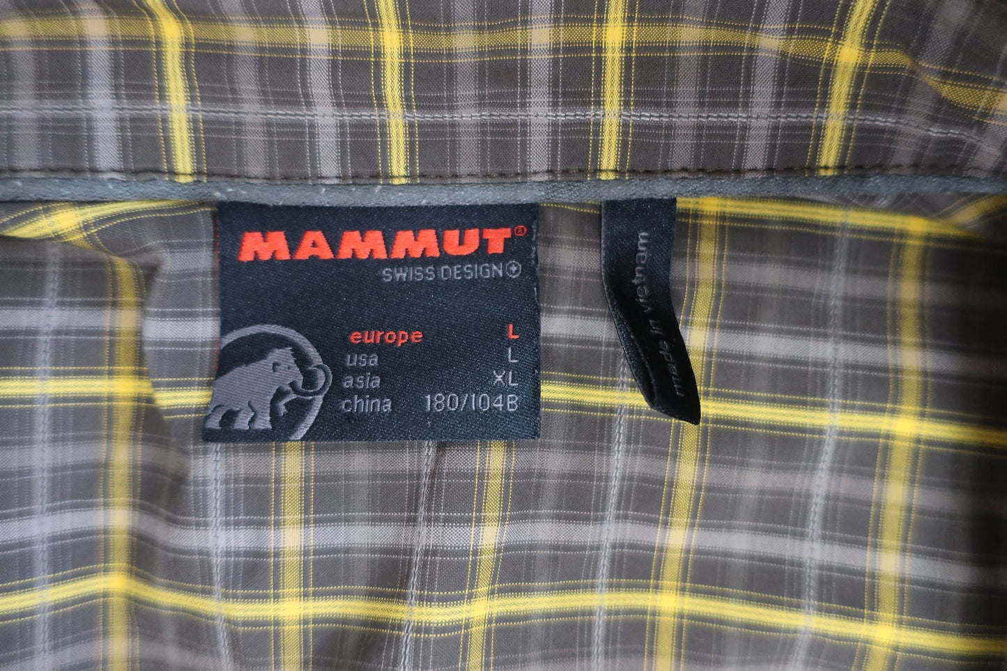 MAMMUT vyriški marškiniai M/L dydis