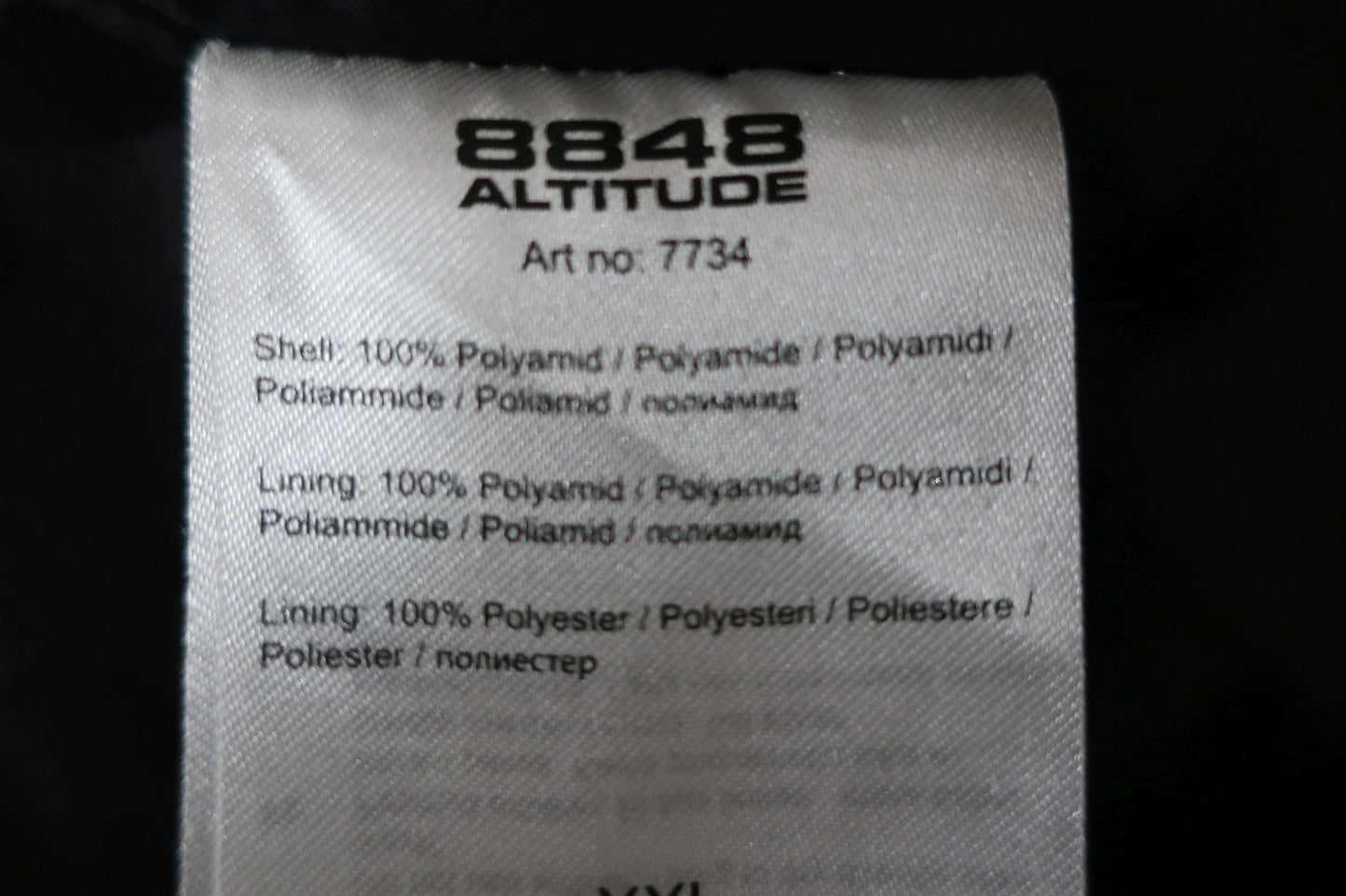 8848 ALTITUTE vyriška striukė su pūkine striuke 2 in 1 XXL dydis