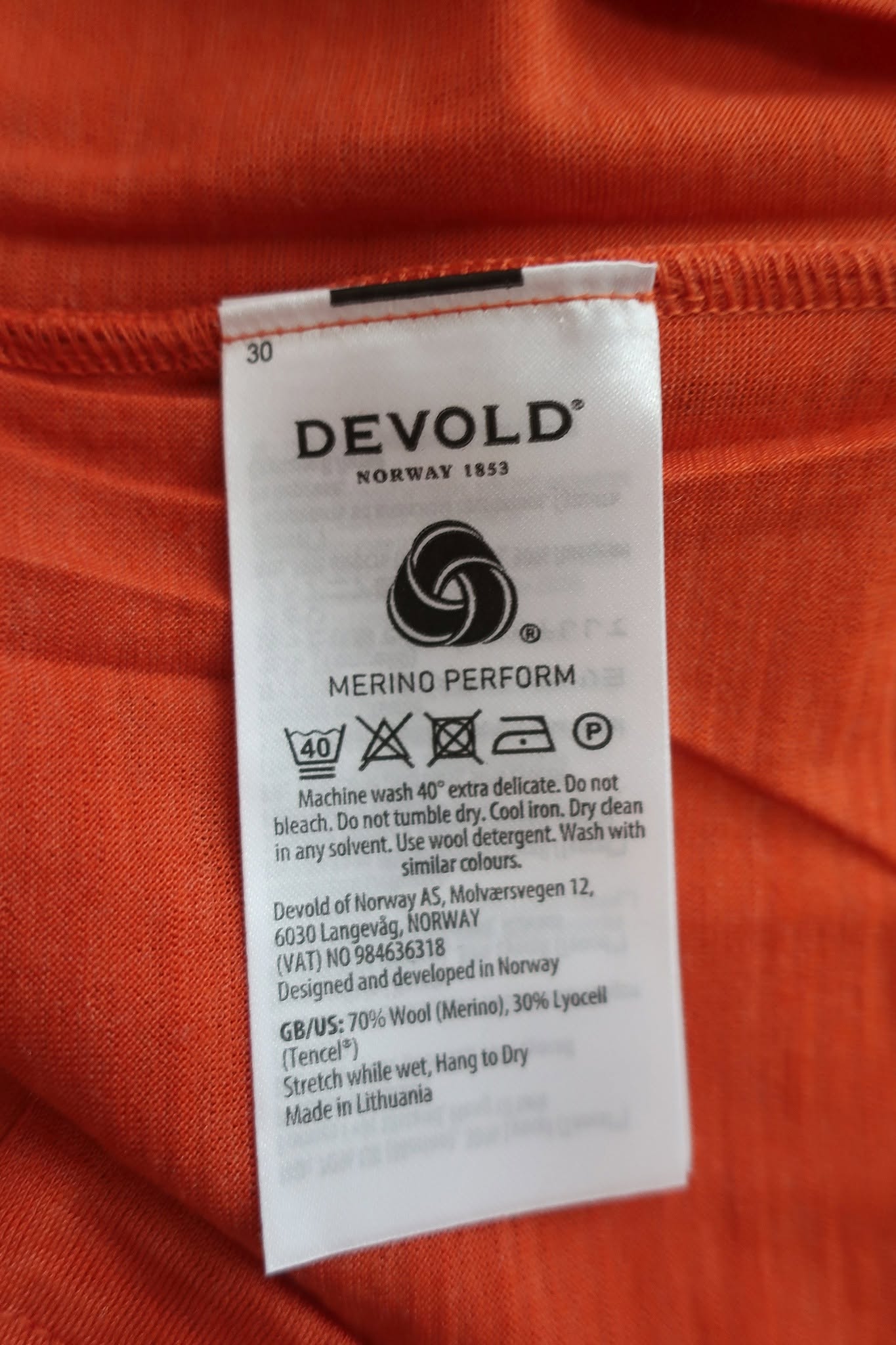 DEVOLD nauji vyriški marškinėliai su merino vilna S/M dydis