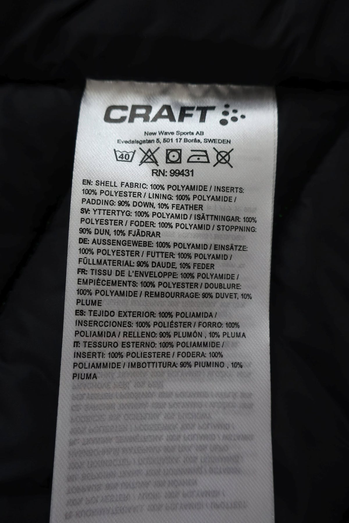 CRAFT moteriška pūkinė liemenė M dydis